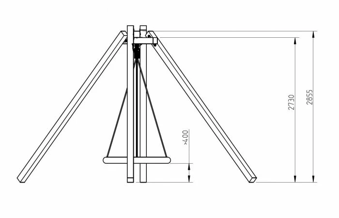 White Rhino Baobab Schommel - Afbeelding 4