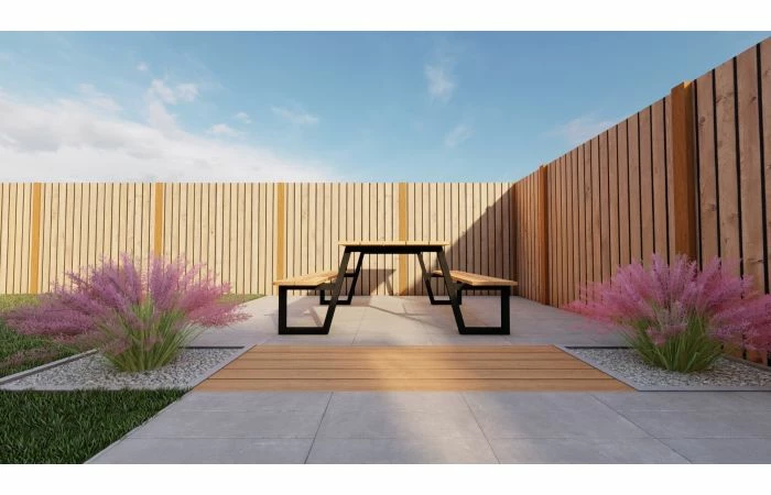 Outdoor Island Douglas Picknicktafel Model A - Afbeelding 3