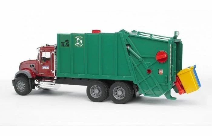 Bruder 2812 Mack Granite Vuilniswagen - Afbeelding 5
