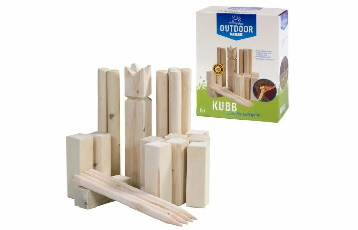 Outdoor Play KUBB Spel