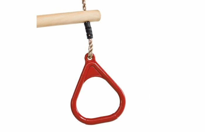 KBT Houten Ringtrapeze Met Kunststof Ringen - Rood - Afbeelding 5