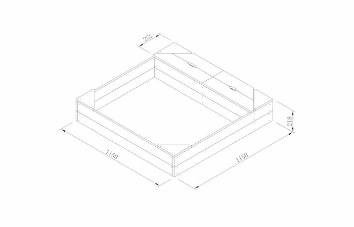 AXI Zandbak Amy Met Opbergruimte - Afbeelding 3