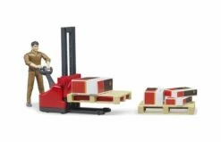 Bruder UPS Pakketpost Palletwagen Met Figuur - Speelset 62210