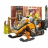 Bruder 63102 Berghut Met Snowmobil