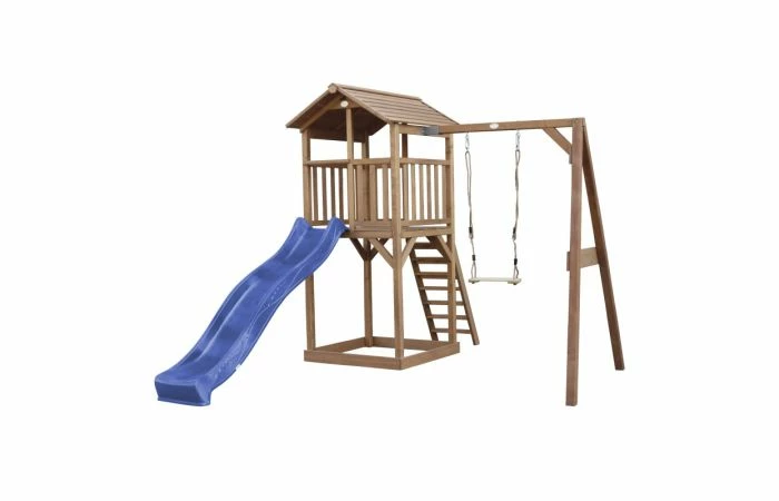 AXI Beach Tower Speeltoren Met Enkele Schommel Bruin - Afbeelding 7