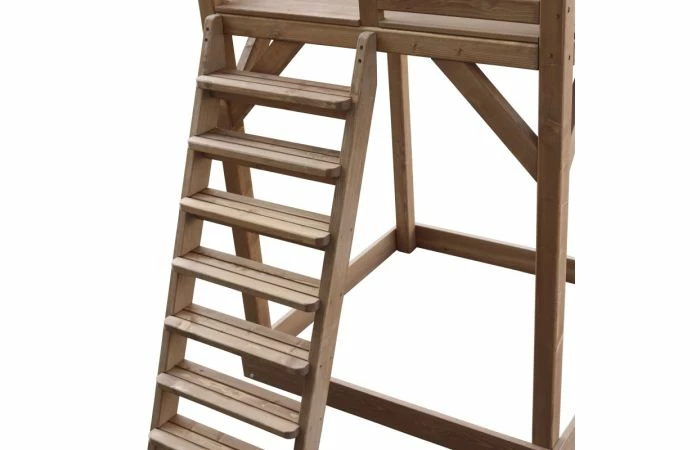 AXI Beach Tower Speeltoren Met Enkele Schommel Bruin - Afbeelding 9