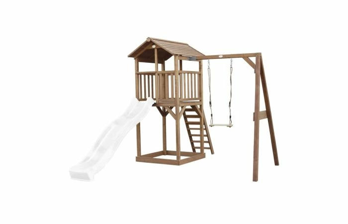 AXI Beach Tower Speeltoren Met Enkele Schommel Bruin - Afbeelding 6