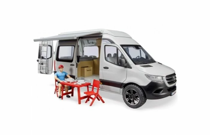 Bruder 2672 Mercedes Sprinter Camper Met Bestuurder - Afbeelding 2