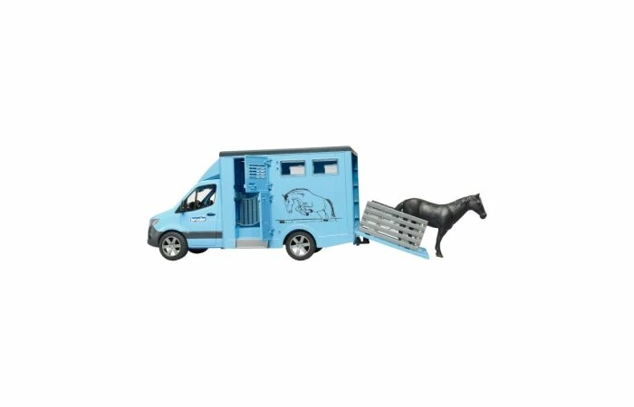 Bruder 2674 MB Sprinter Paardentransport Met 1 Paard - Afbeelding 3