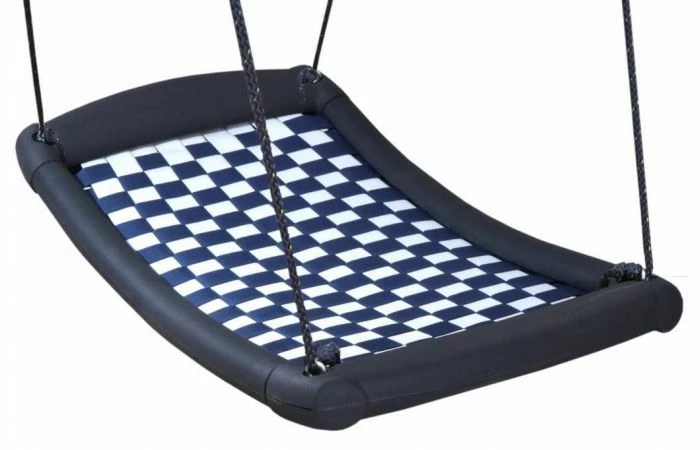 Multi Kids Schommel Medium 109 X 53 Cm Wit / Blauw