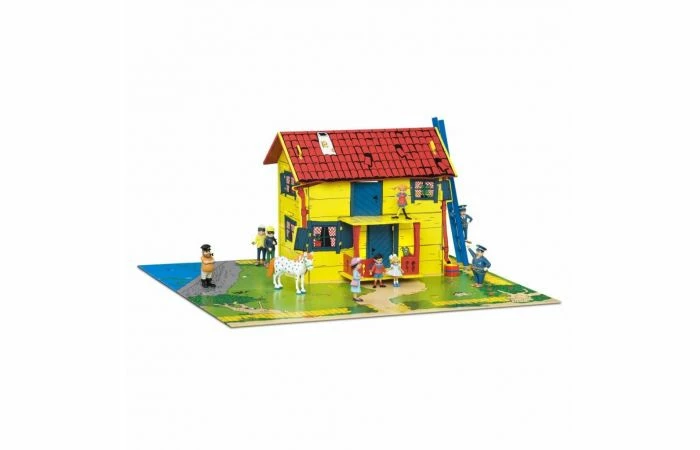 Villa Kakelbont Huis Met Speelmat Micki