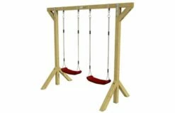 Woodvision Kinderschommel Dubbel Groen Geïmpregneerd