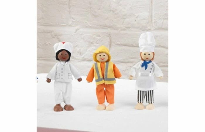 KidKraft Poppen Set- Beroepen - Afbeelding 12