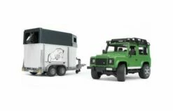 Bruder 2592 Land Rover Met Paardentrailer