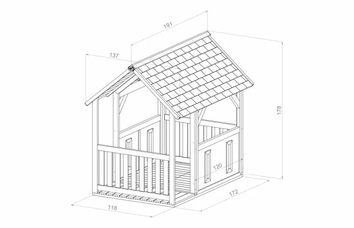 AXI Houten Speelhuis Forest - Afbeelding 7