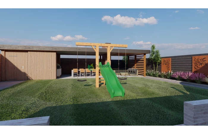 Outdoor Island Authentieke Schommel Goofy - Afbeelding 9