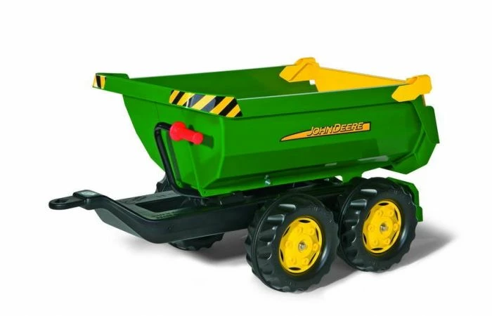 Rolly Toys Halfpipe Trailer John Deere Aanhanger
