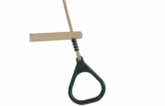 KBT Houten Ringtrapeze Met Kunststof Ringen - PH Groen - Afbeelding 2