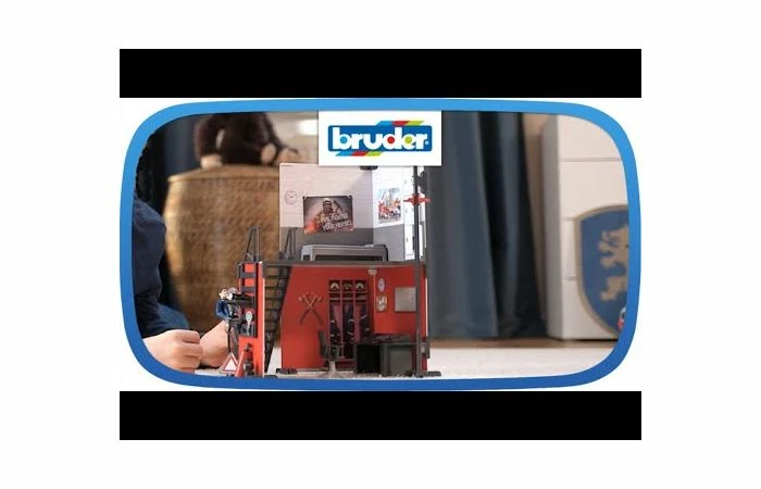 Bruder 62701 Brandweerkazerne Met Land Rover Defender - Afbeelding 6