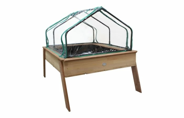 AXI Linda Kweektafel Met Broeikast Bruin