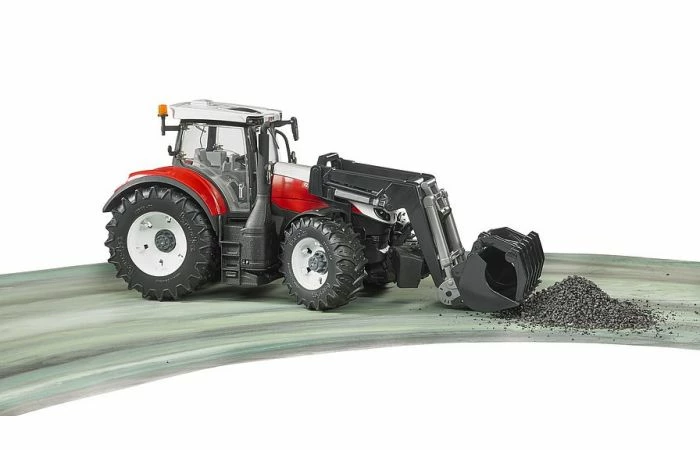 Bruder 3181 Steyr 63 Terrus Met Voorlader - Afbeelding 3