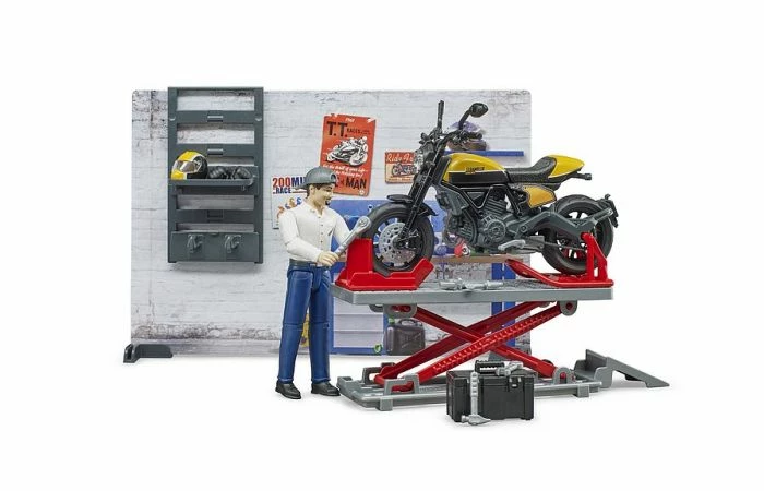 Bruder 62102 Motorfiets Service Scrambler Ducati Full Throttle - Afbeelding 6