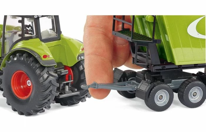 Siku 1949 Claas Met Voorlader, Dolly En Aanhanger - Afbeelding 4