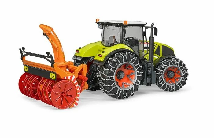 Bruder 3017 Claas Axion 95 Met Sneeuwkettingen En Sneeuwblazer - Afbeelding 4