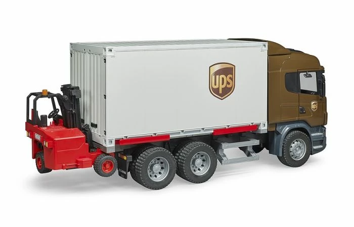 Bruder 3581 Scania R-Series UPS Met Vorkheftruck - Afbeelding 5
